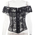Women's See-Through Cardigan Shaping Lace Tunic Top - ROUTINE FASHION